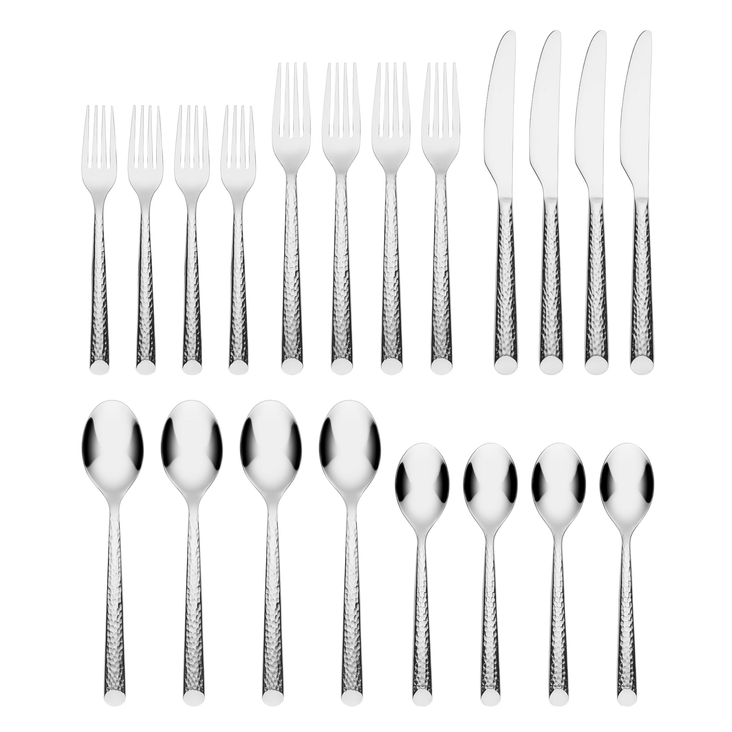Lenox Westmore Elsa Hammered 20-Piece Flatware Set - Image 2