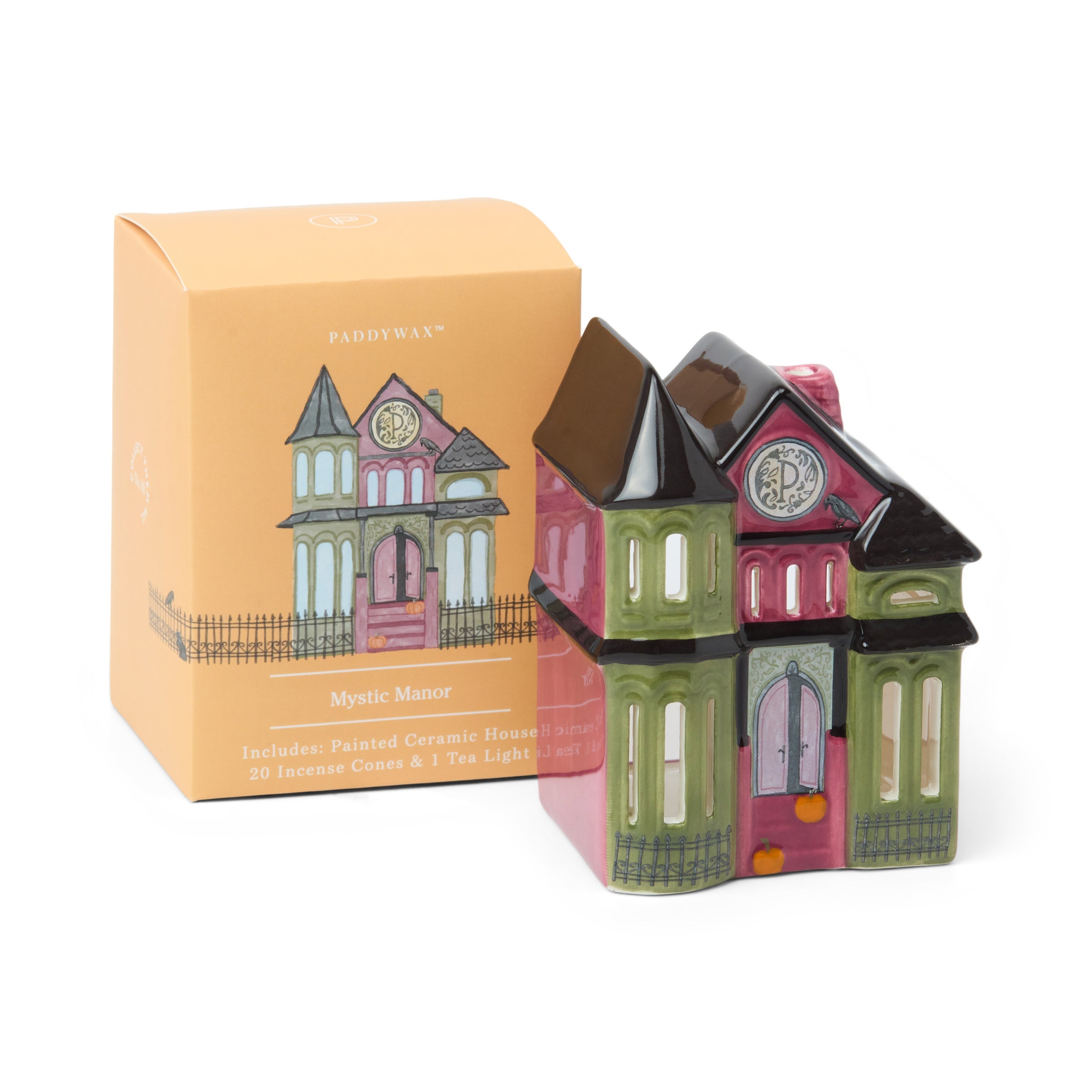 Lenox Westmore Mystic Manor Incense & Tea Light Holder