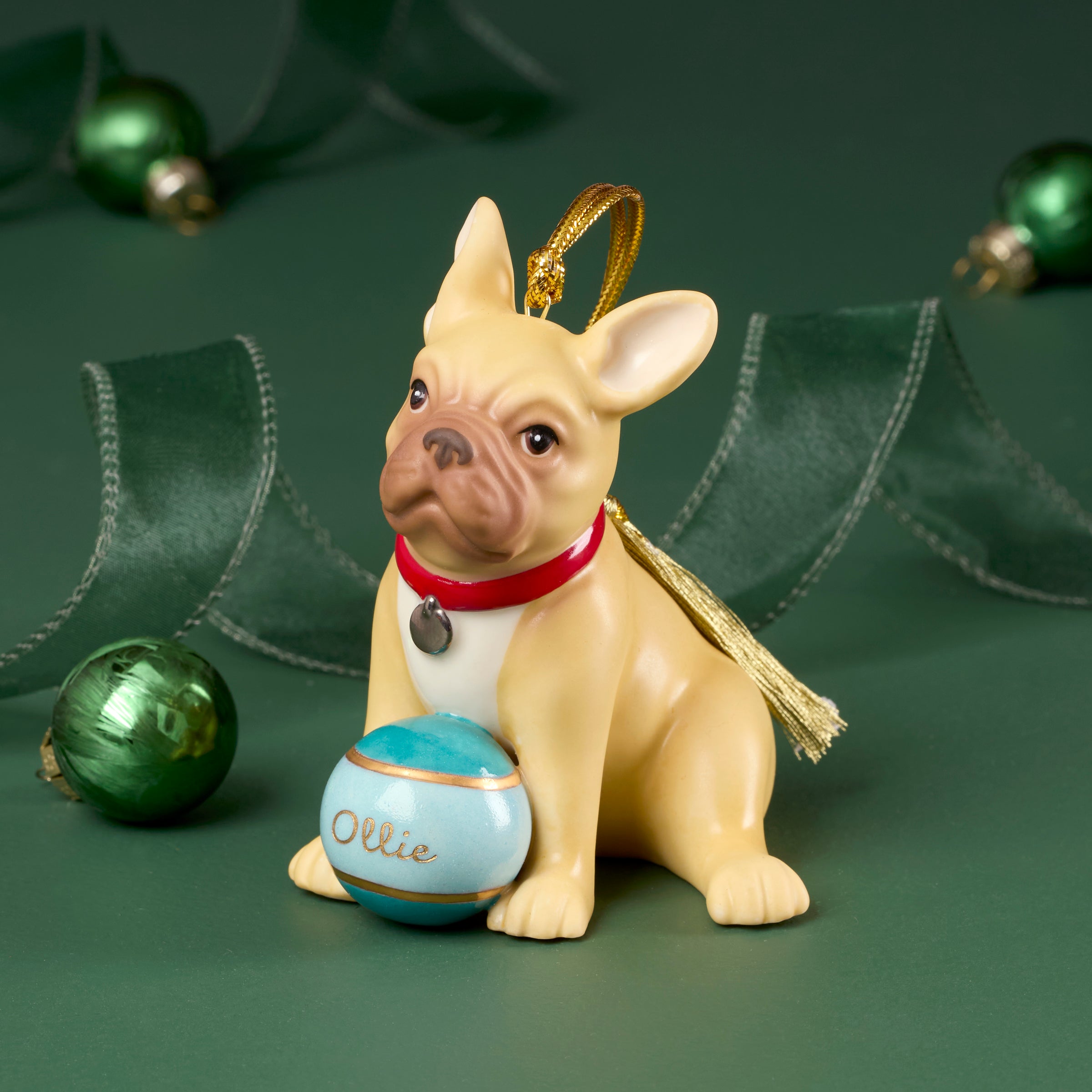 Lenox Westmore Personalized French Bulldog Ornament - Image 4