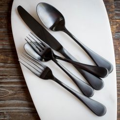 Alternative view of Lenox Westmore Eloquence Black Satin 20-Piece Flatware Set