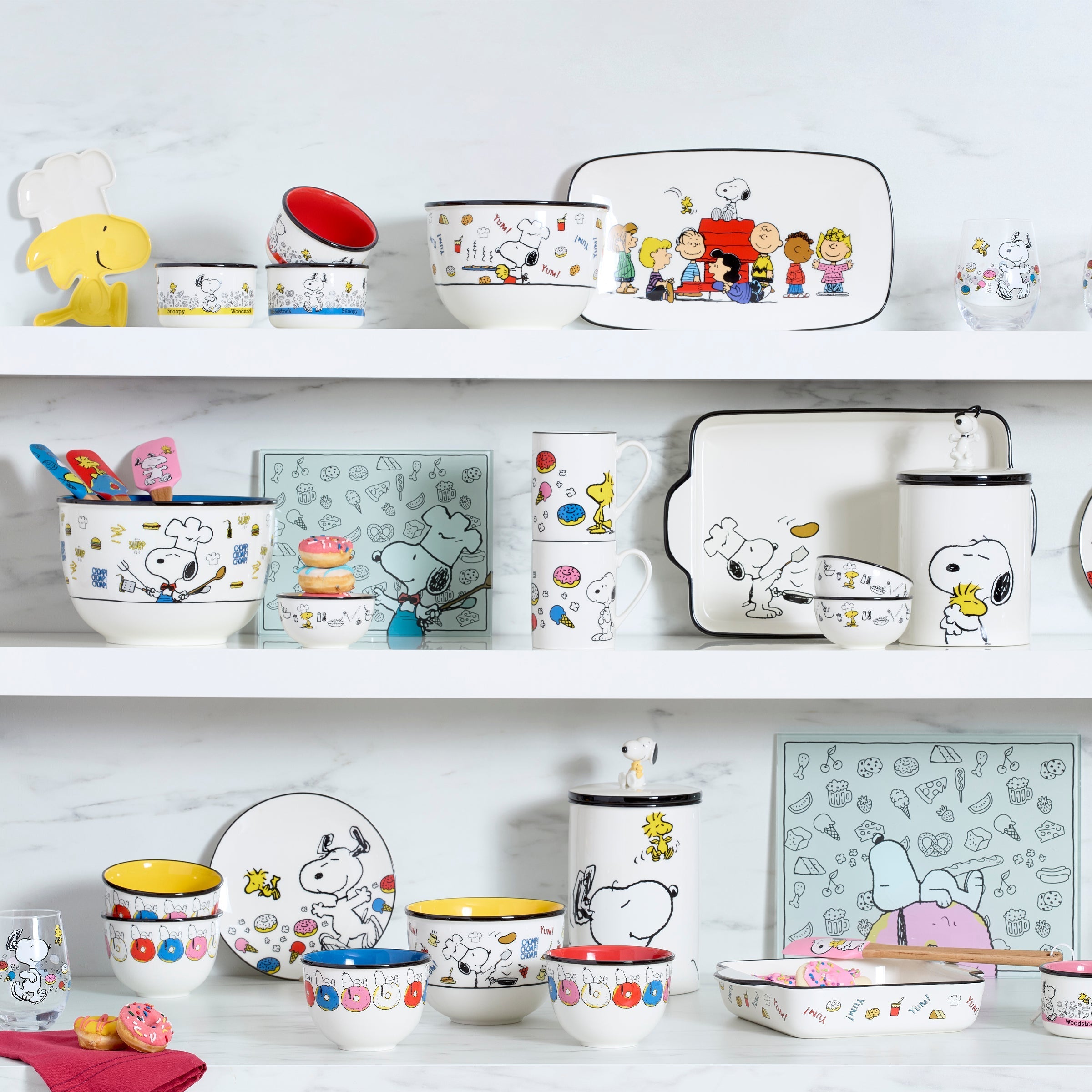 Lenox Westmore Chef Snoopy Dessert Bowls, Set of 4 - Image 2