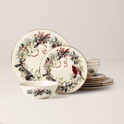 Lenox Westmore Winter Greetings 12-Piece Dinnerware Set