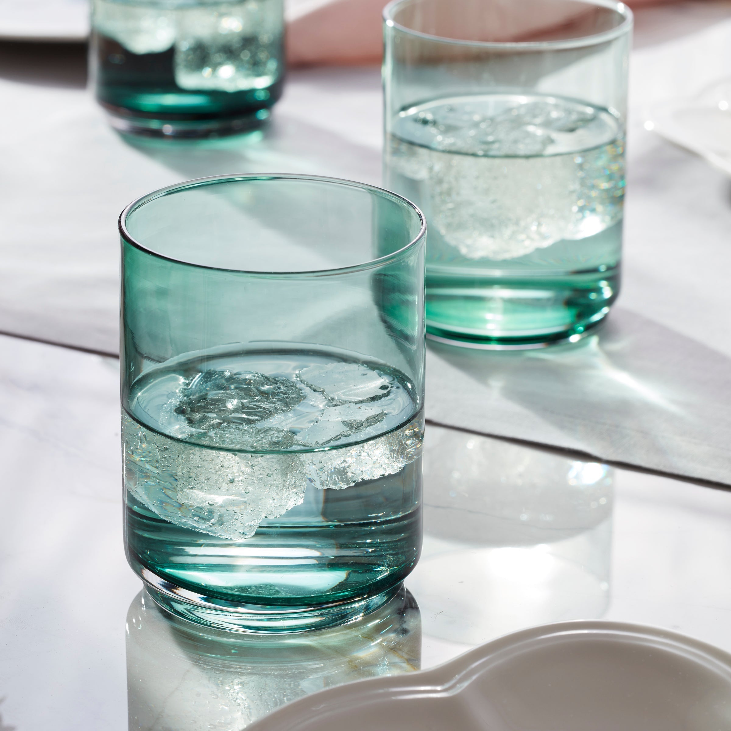 Lenox Westmore Tuscany Classics Stackable Green Tall Glasses, Set of 4 - Image 4