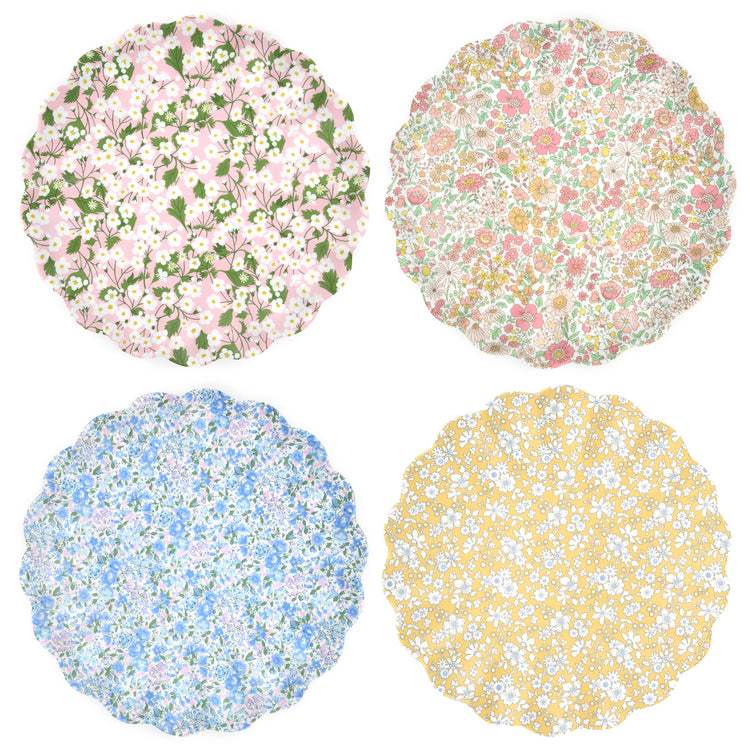 Lenox Westmore Meri Meri X Liberty Floral Melamine Large Plate, Set of 4