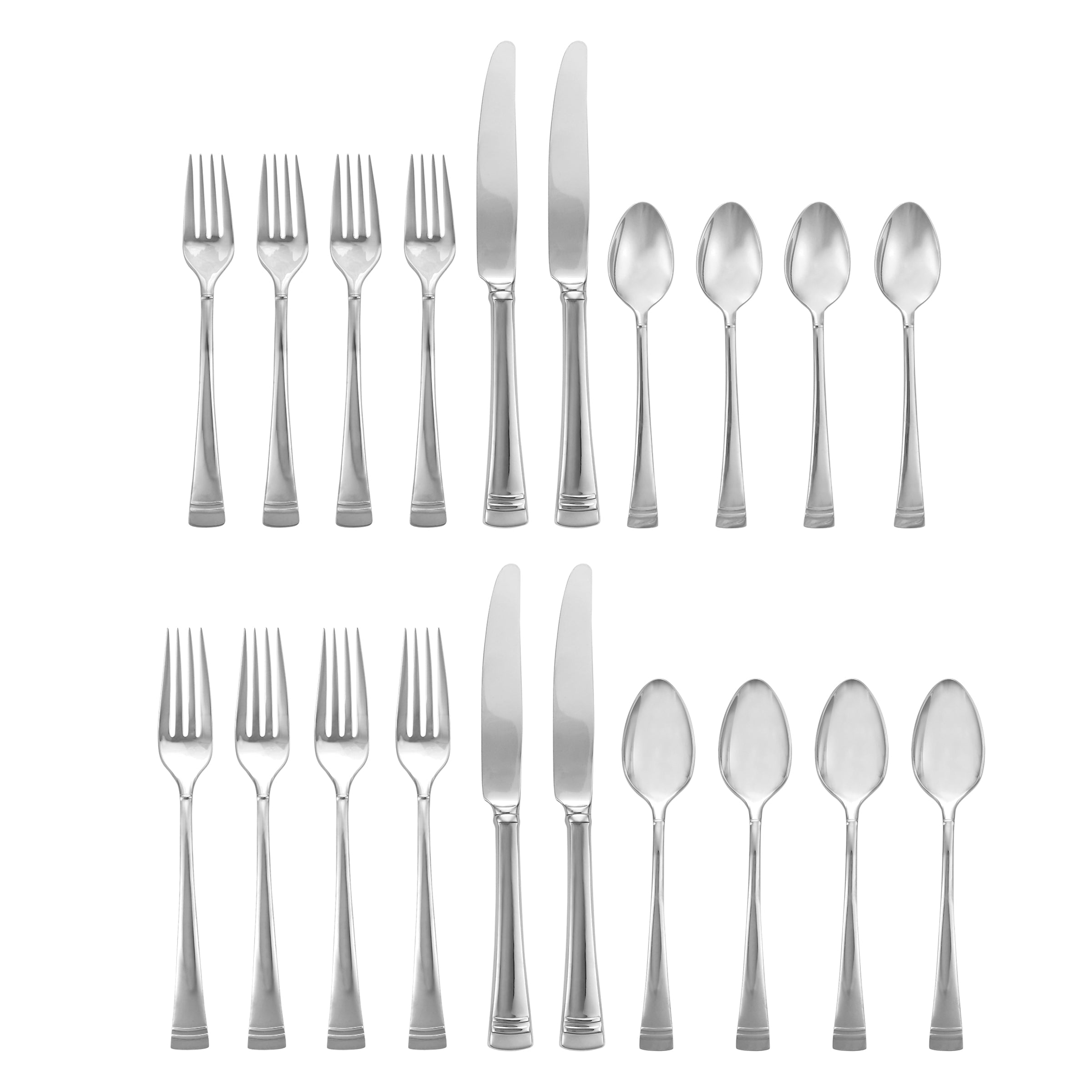 Lenox Westmore Federal Platinum 20-Piece Flatware Set - Image 3