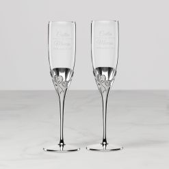 Lenox Westmore Personalized True Love 2-Piece Toasting Flute Set