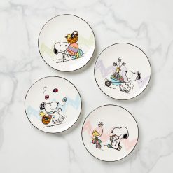 Lenox Westmore Snoopy Easter Accent Plates, Set of 4