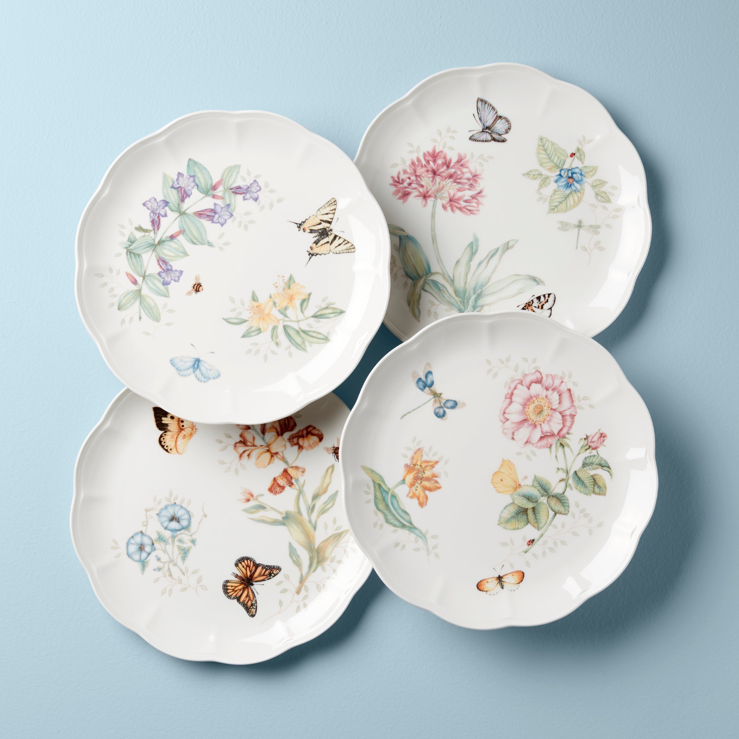 Lenox Westmore Butterfly Meadow Dinner Plates, Set of 4