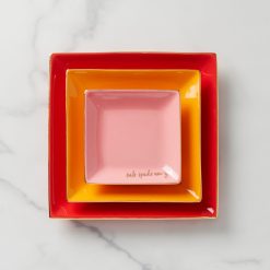 Alternative view of Lenox Westmore Make It Pop Warm Red 3-Piece Tray Set