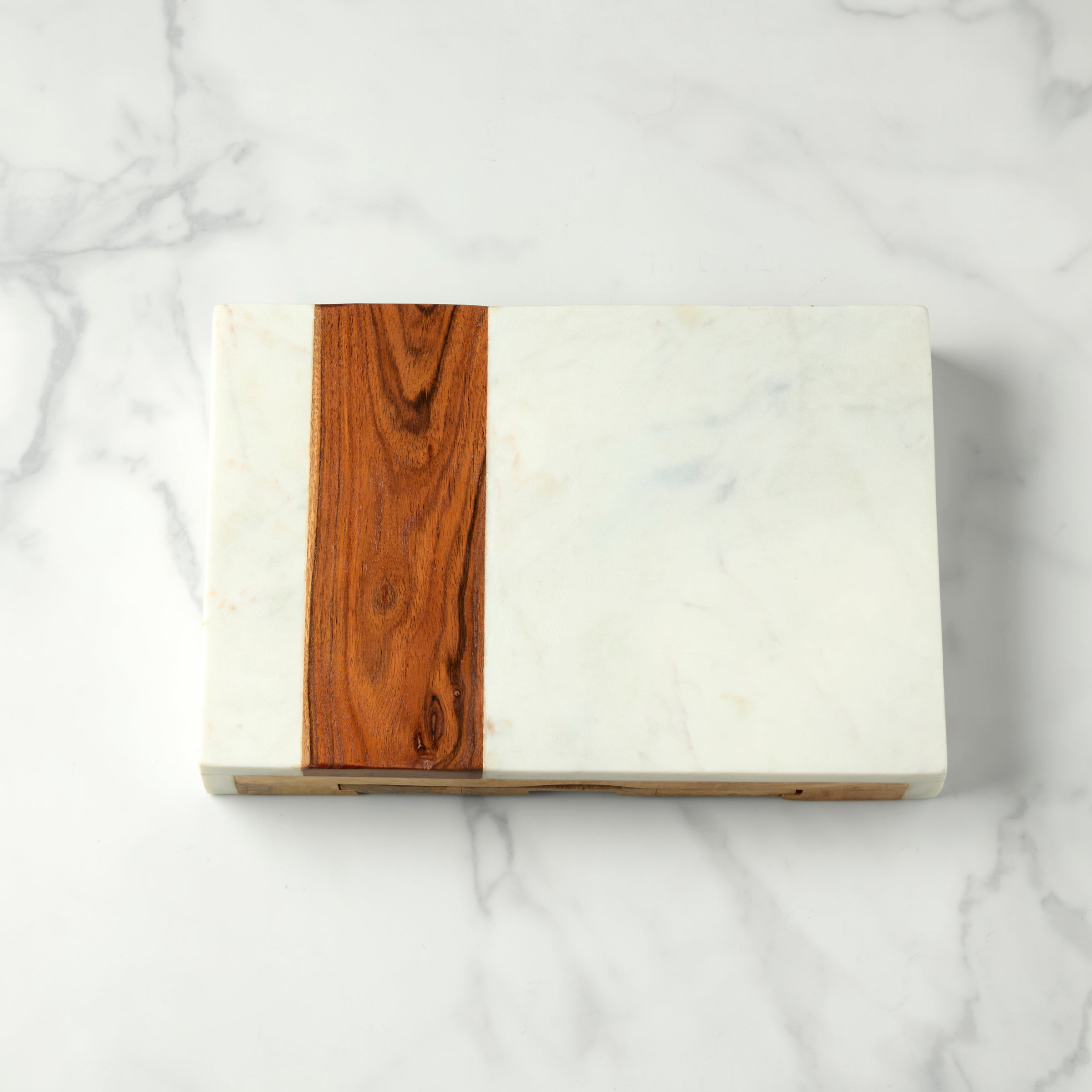 Lenox Westmore Marble & Wood Serving Board with Cheese Server Set - Image 2