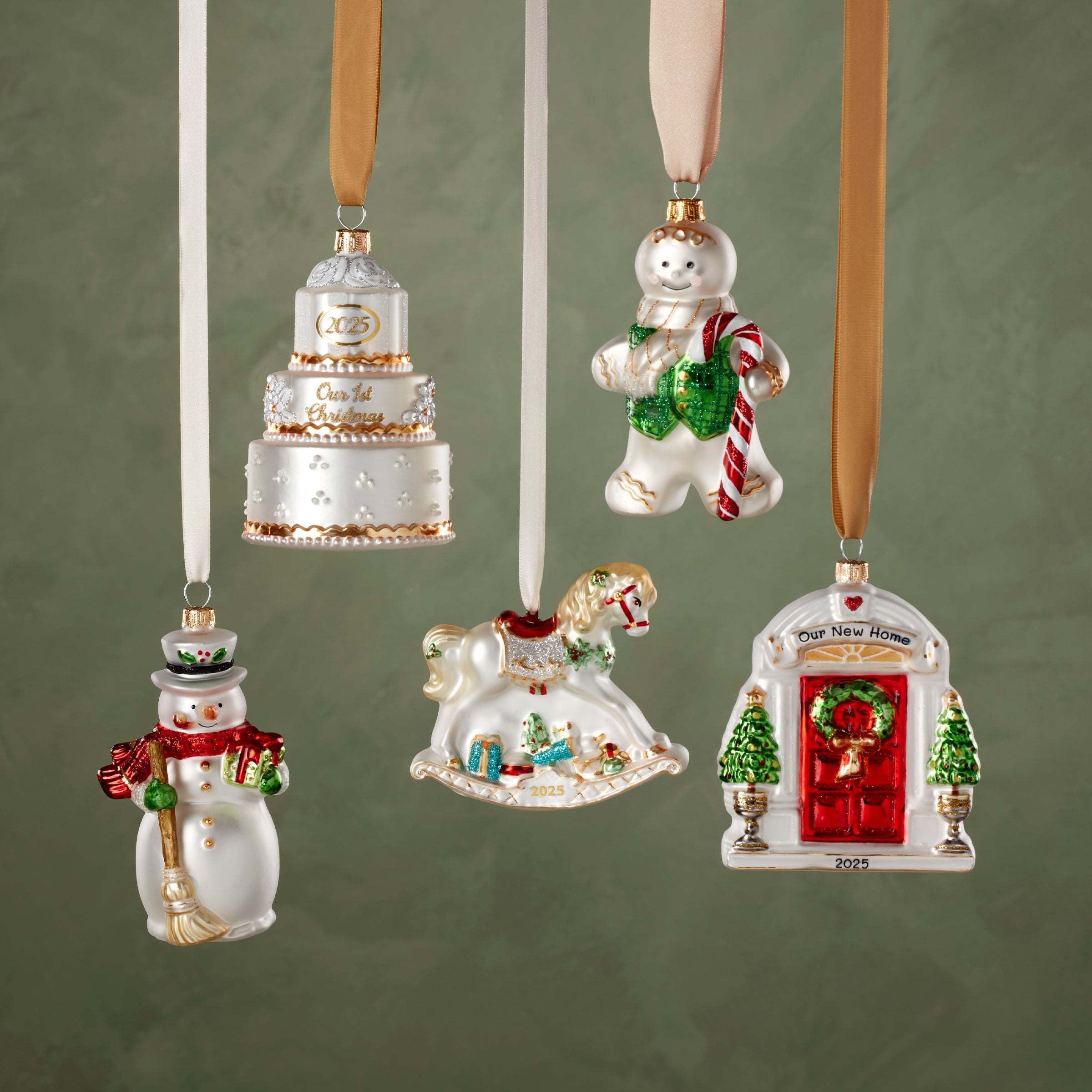Lenox Westmore Blown Glass Gingerbread Ornament - Image 4