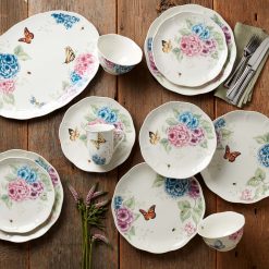 Alternative view of Lenox Westmore Butterfly Meadow Hydrangea Mugs, Set of 4