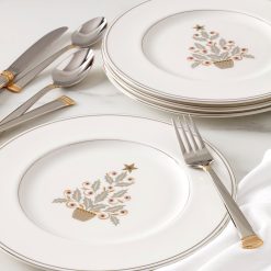 Alternative view of Lenox Westmore Federal Platinum Tree Accent Plates, Set of 4