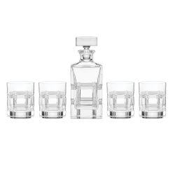 Lenox Westmore Hudson Crystal 5-Piece Whiskey Set