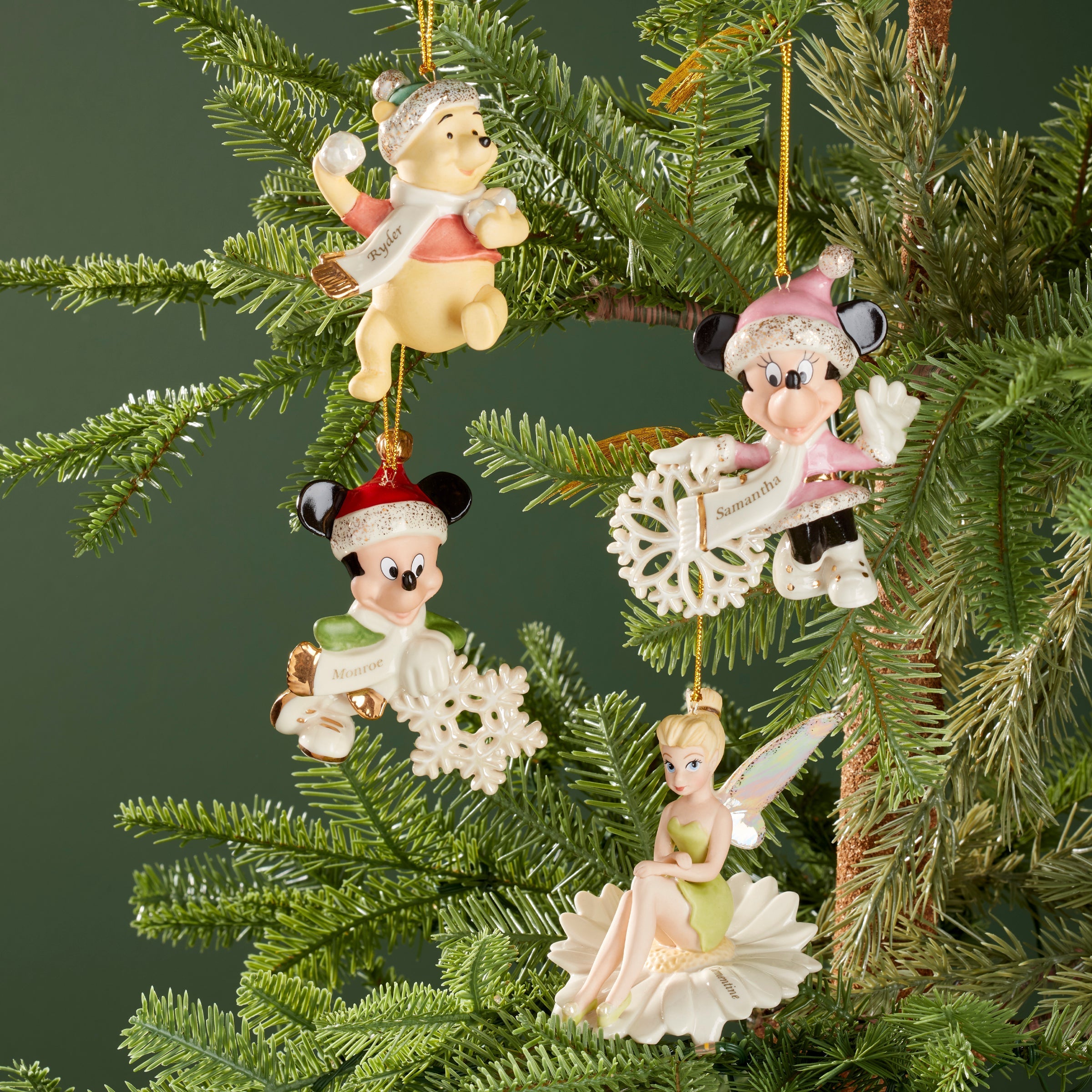 Lenox Westmore Personalized Minnie Mouse Snowflake Ornament - Image 3