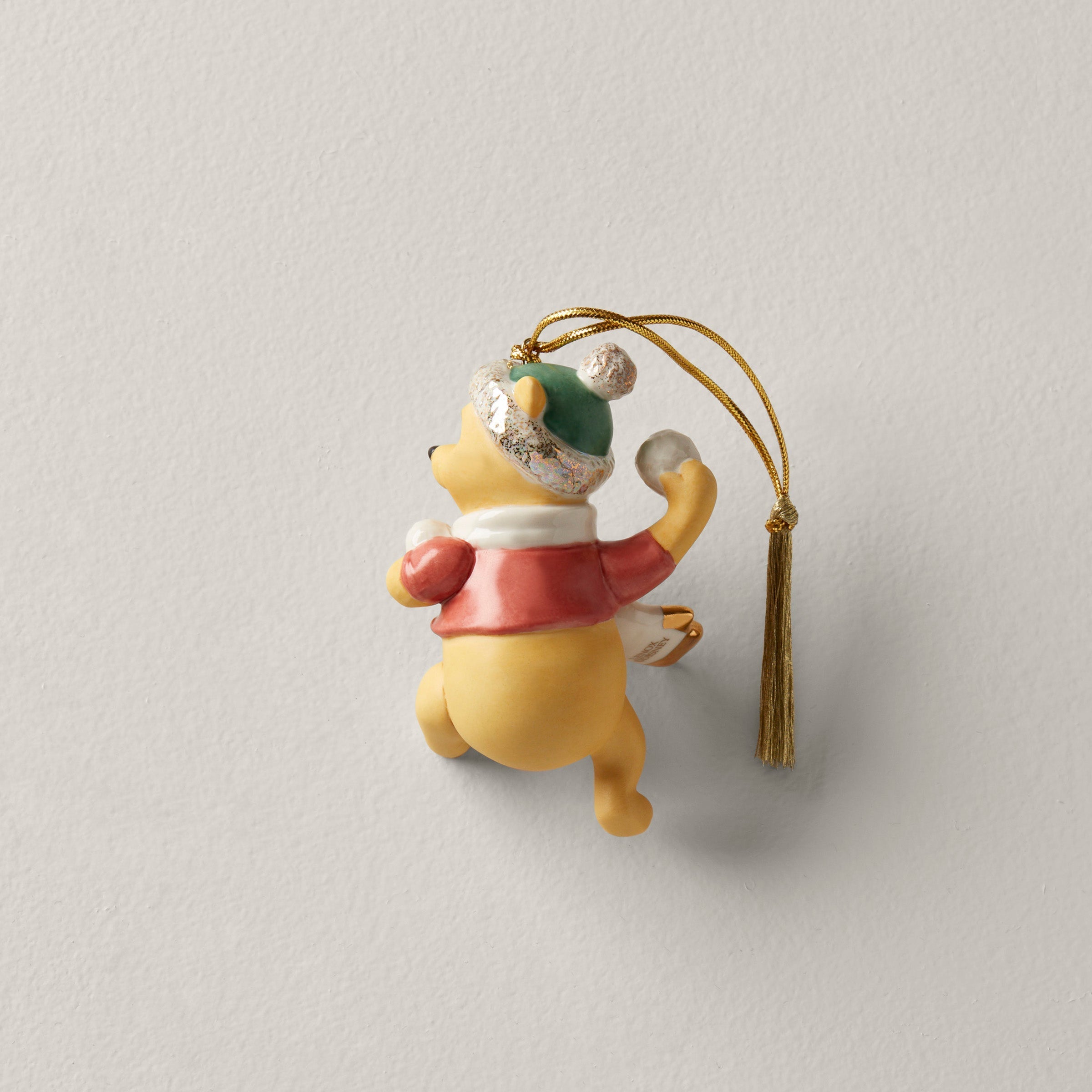 Lenox Westmore Personalized Pooh's Winter Fun Ornament - Image 2