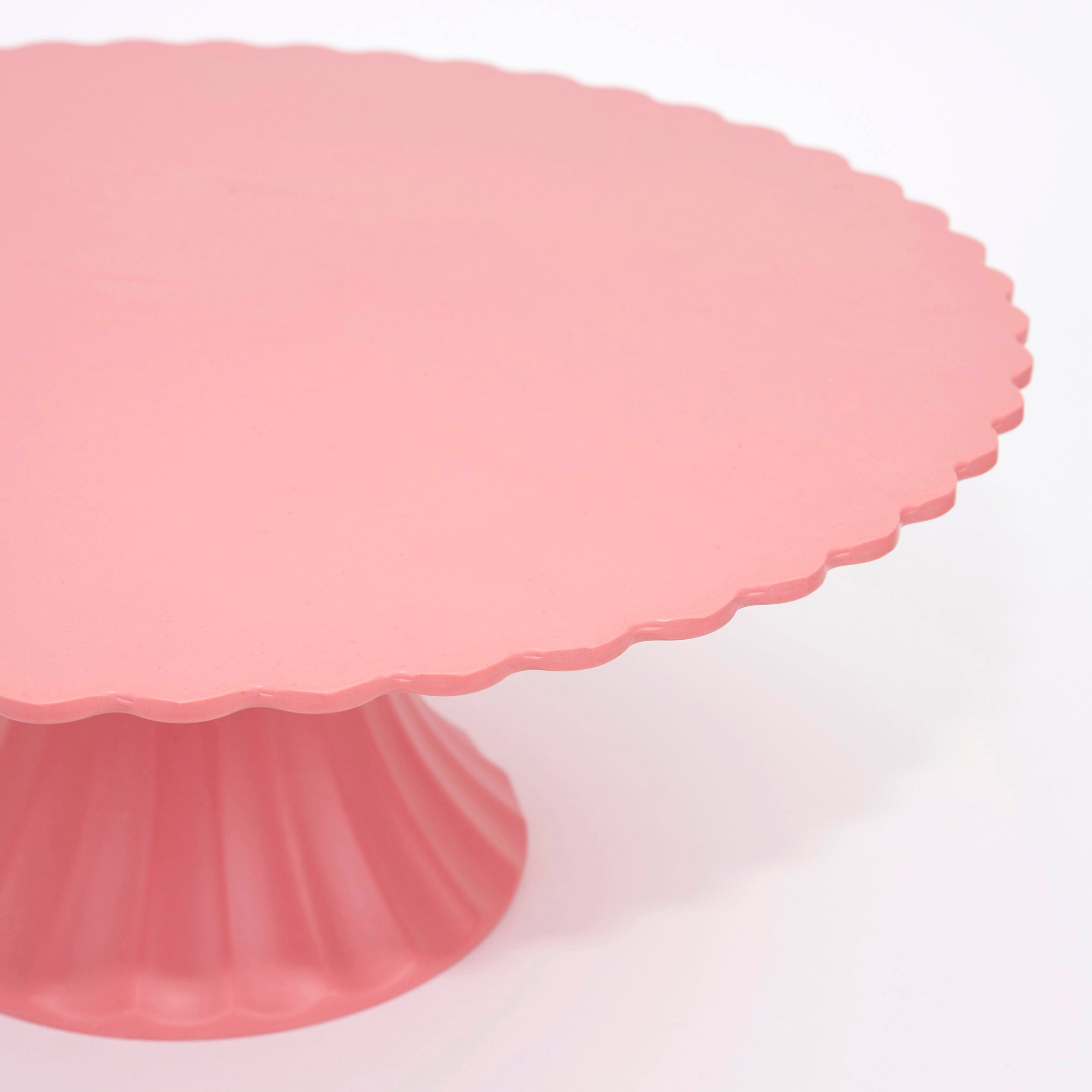 Lenox Westmore Bamboo Pink Large Cake Stand - Image 3