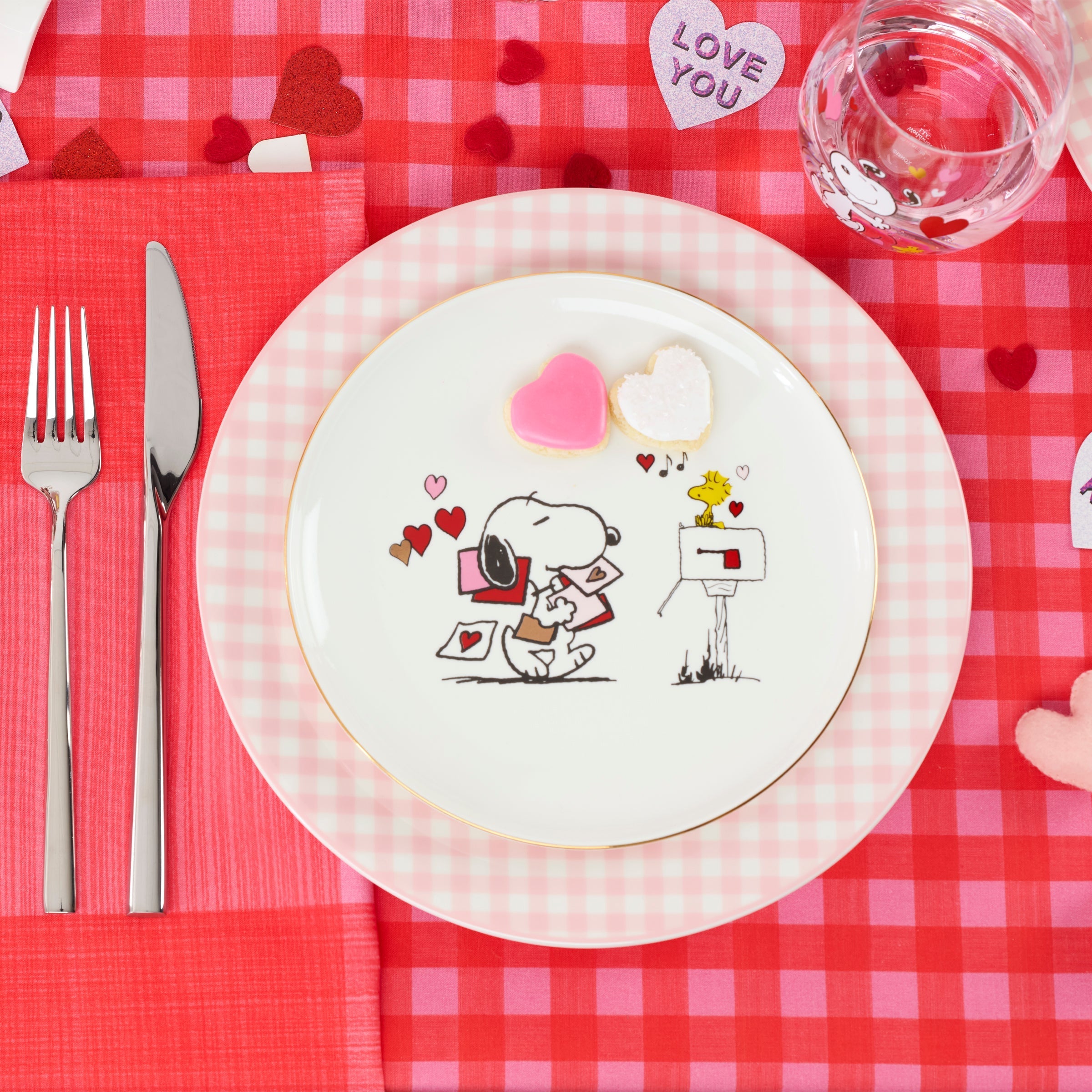 Lenox Westmore Snoopy Valentine's Day Accent Plates, Set of 4 - Image 5