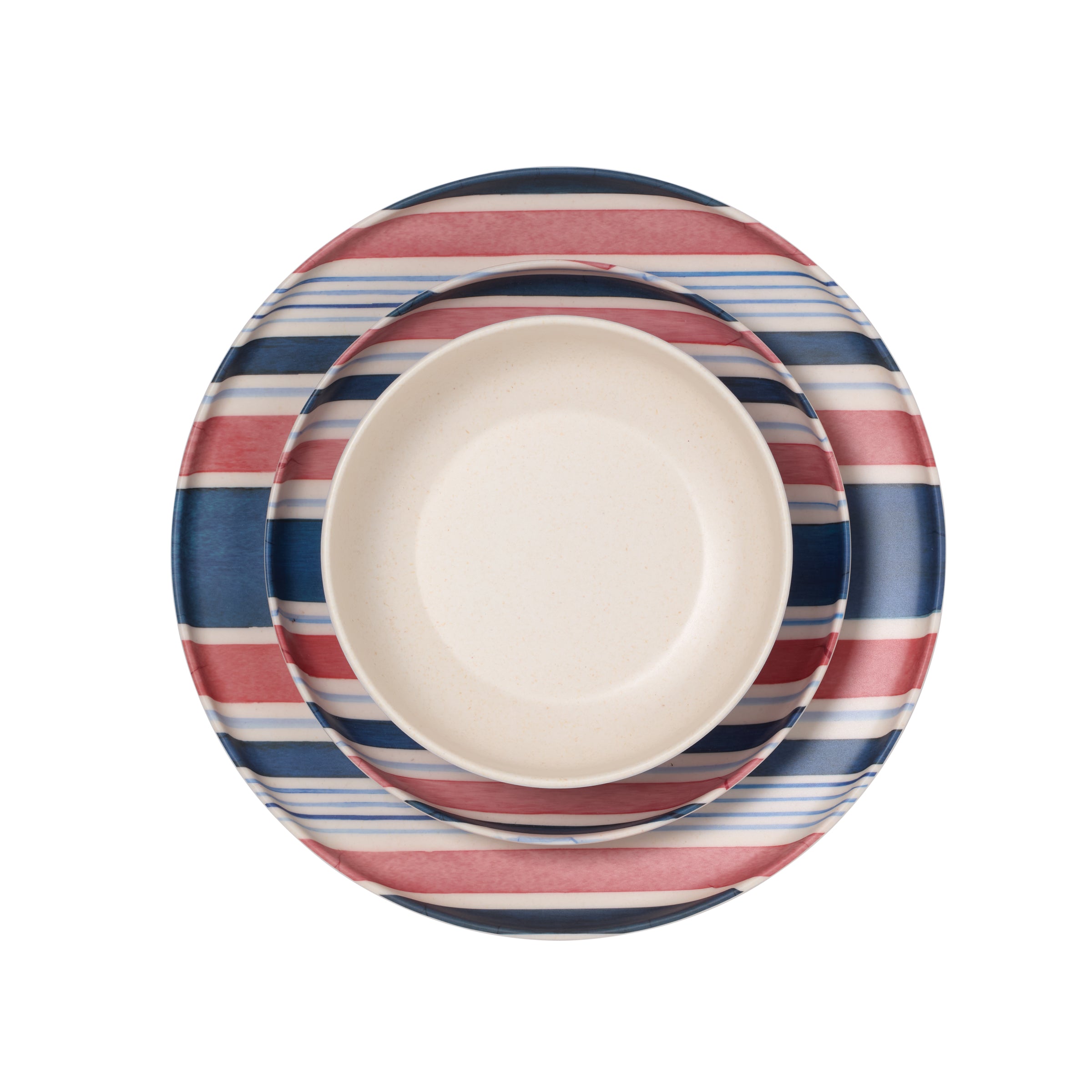 Lenox Westmore 24 Seven Melamine Stripe 12-Piece Dinnerware Set - Image 12