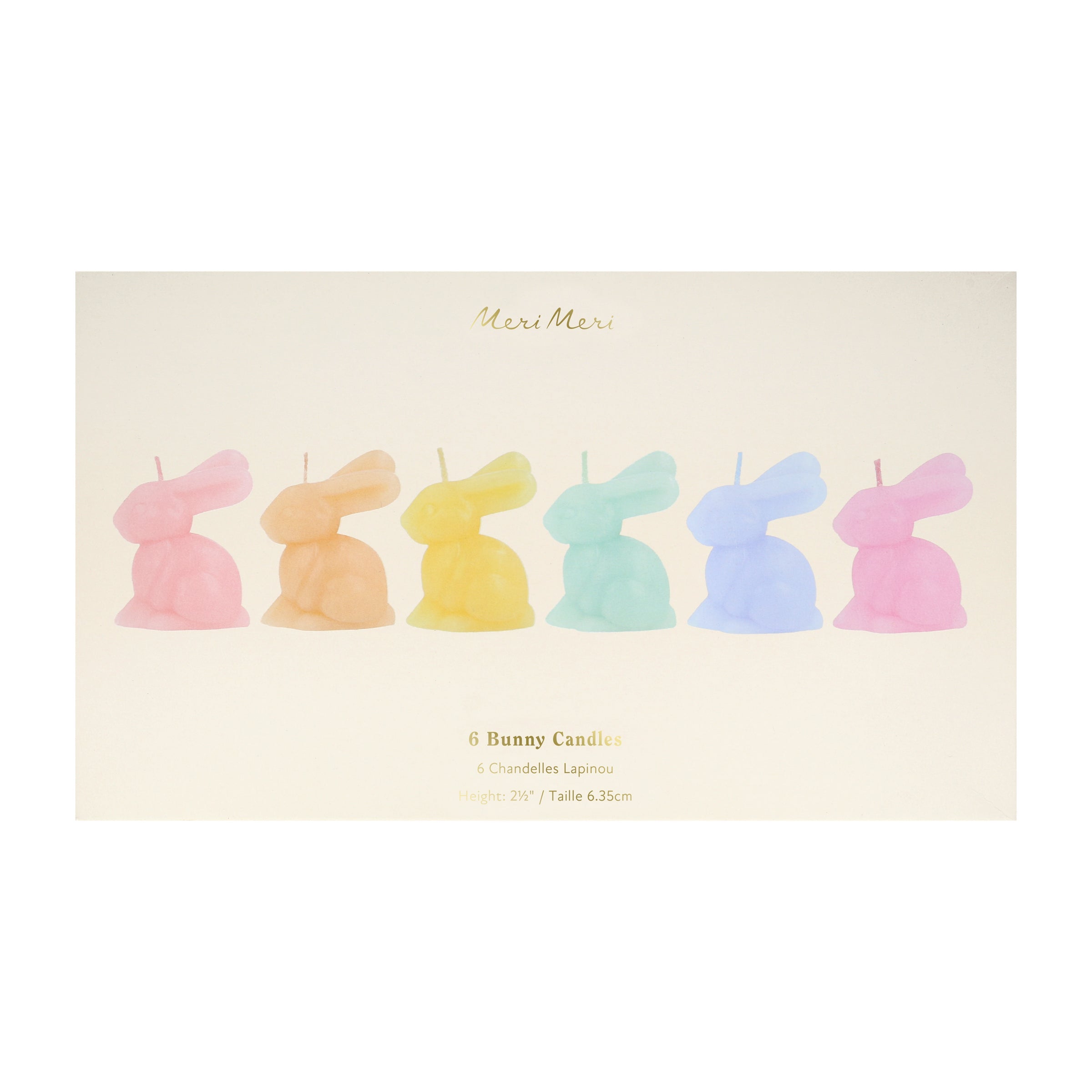 Lenox Westmore Rainbow Mini Bunny Candles, Set of 6 - Image 12