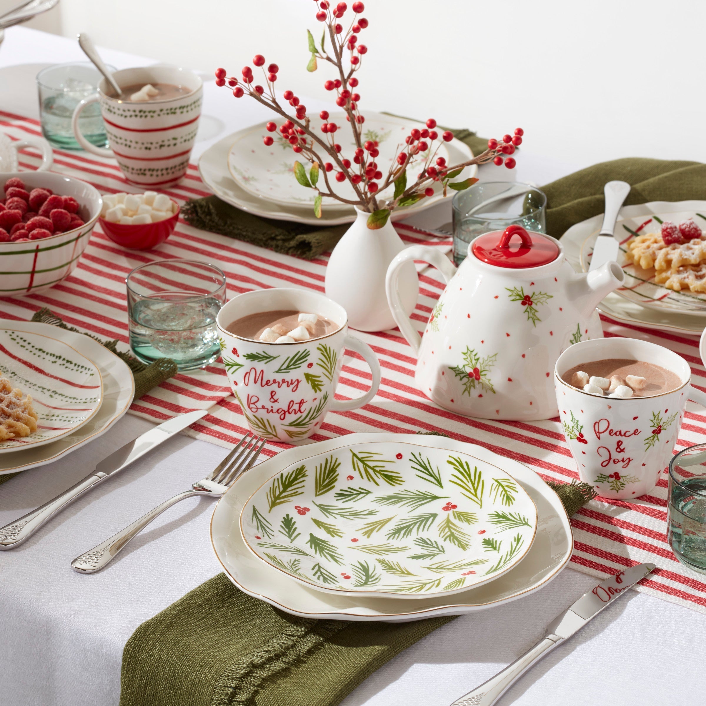 Lenox Westmore Bayberry 12-Piece Dessert Set - Image 3