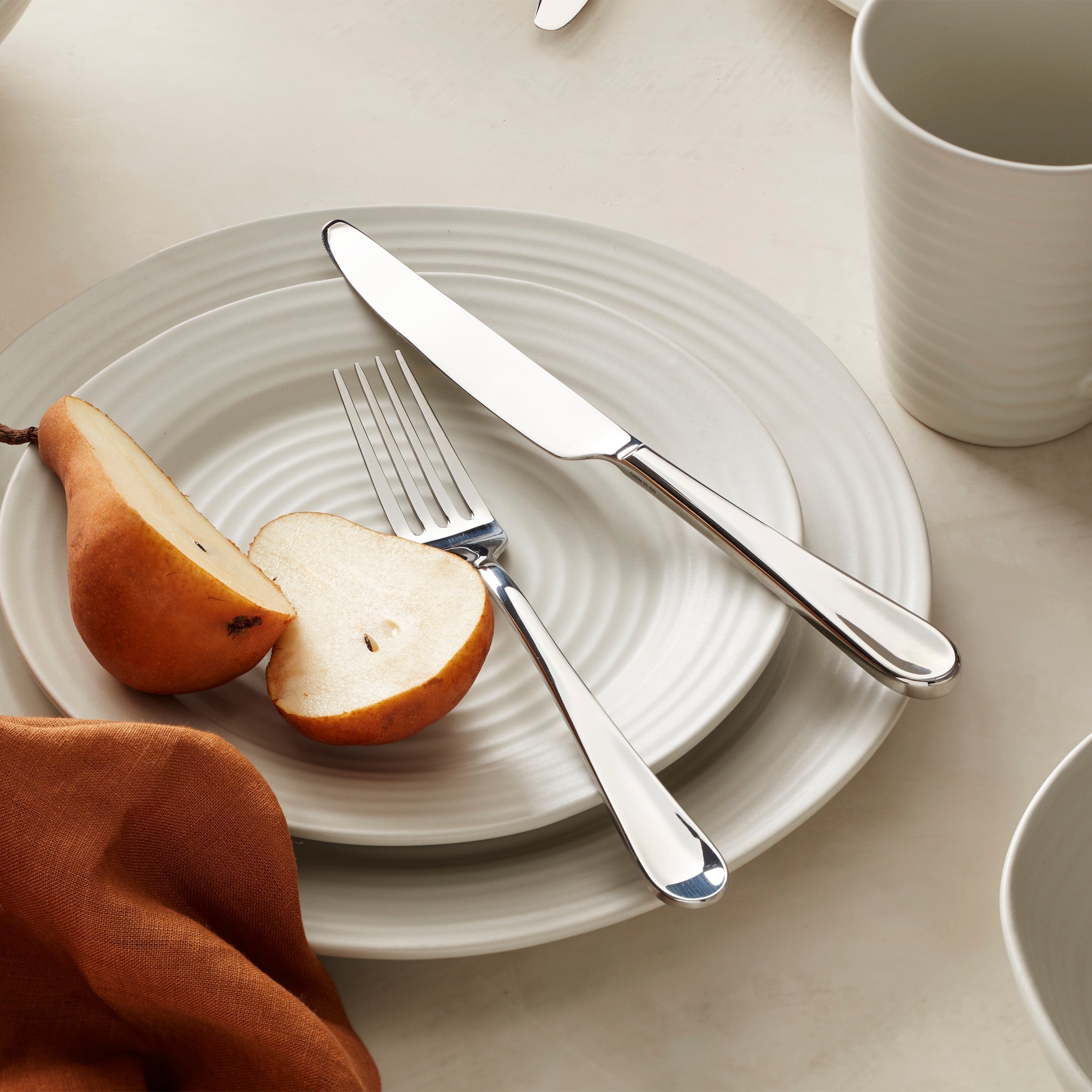 Lenox Westmore Ridge White 12-Piece Dinnerware Set - Image 11
