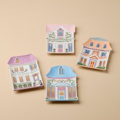 Lenox Westmore Lenox Spice Village House Accent Plates, Set of 4
