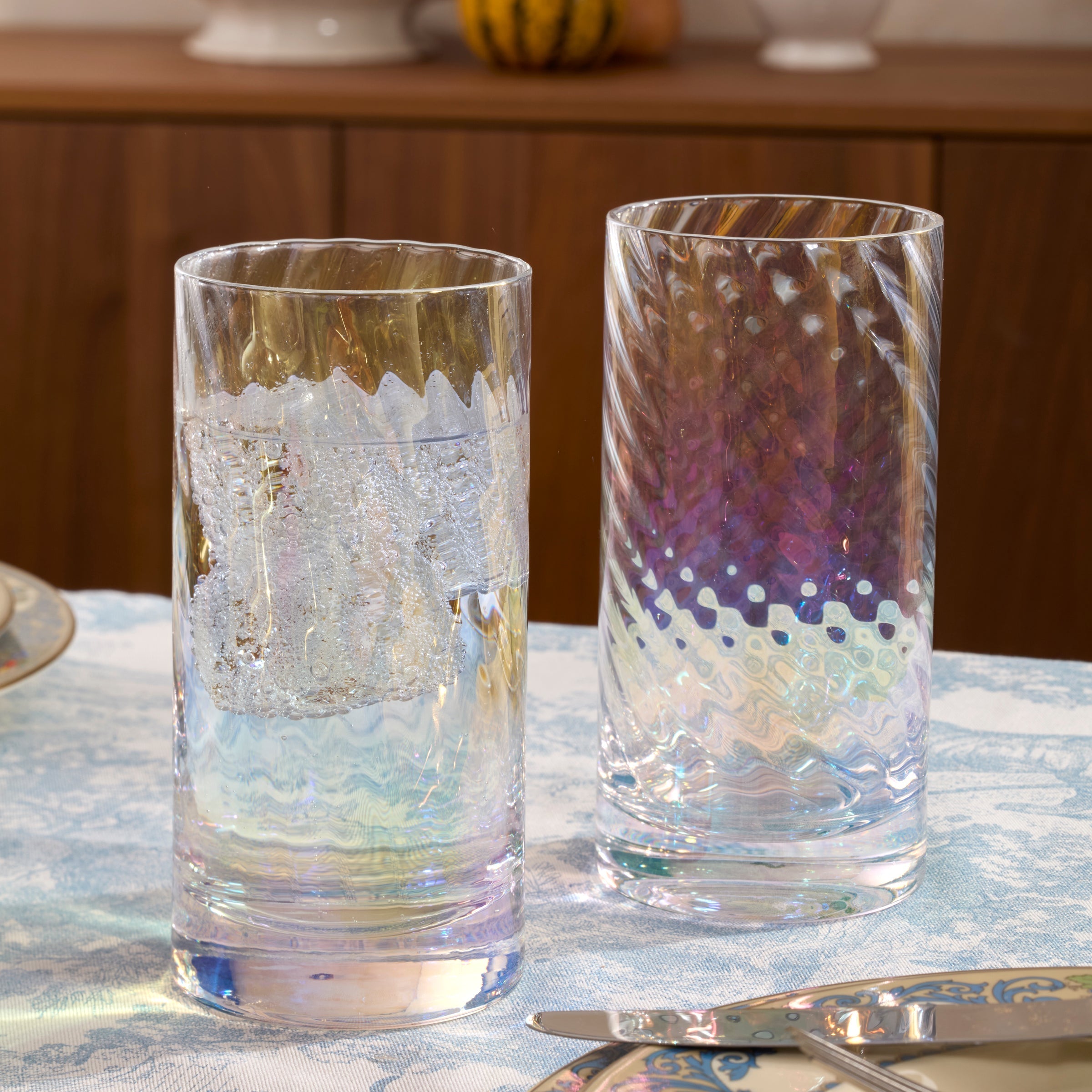 Lenox Westmore Tuscany Classics Iridescent Highball Glasses, Set of 4 - Image 3