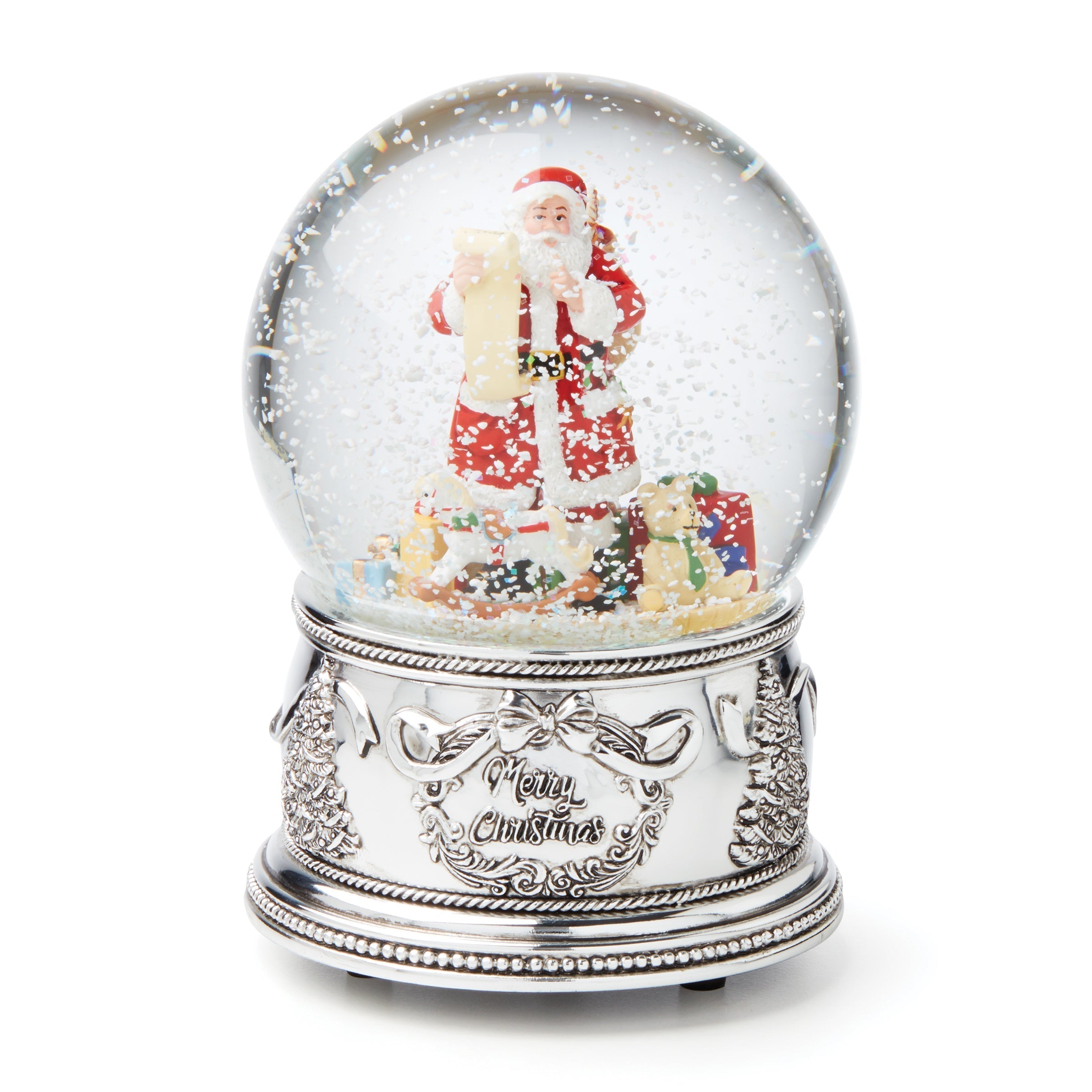 Lenox Westmore Winter Traditions Santa Snow Globe