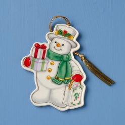 Lenox Westmore Shopping Snowman Ornament