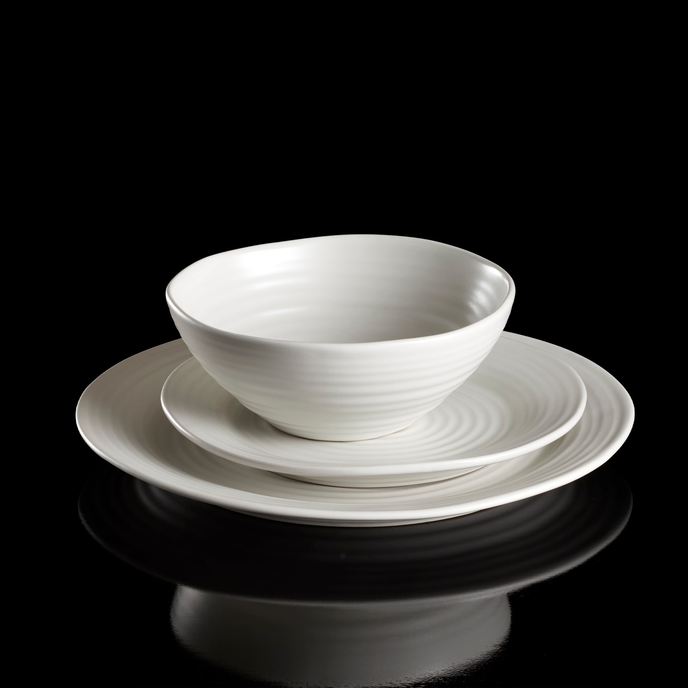 Lenox Westmore Ridge White 12-Piece Dinnerware Set - Image 8