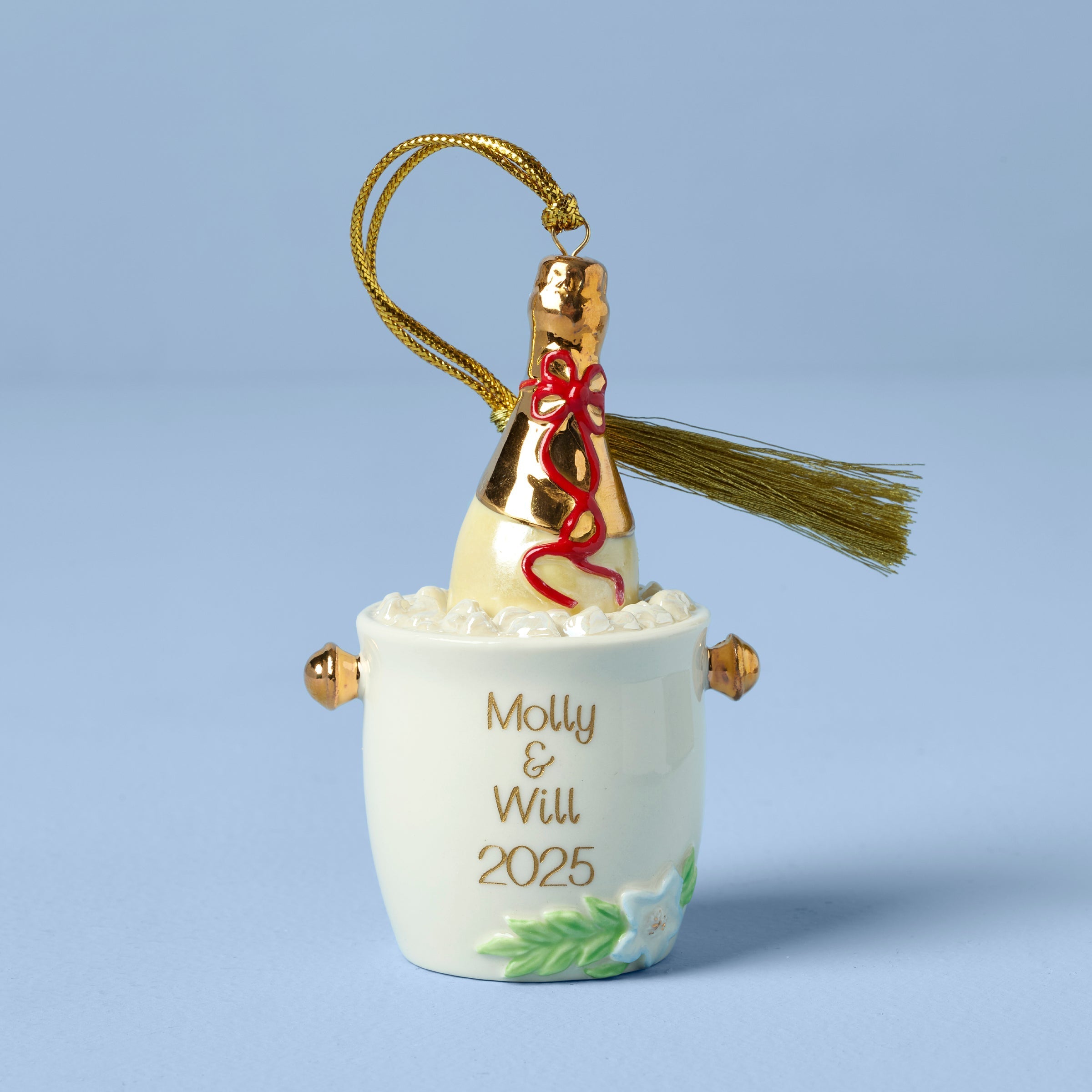 Lenox Westmore Personalized Champagne Bucket Ornament