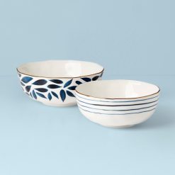 Alternative view of Lenox Westmore Blue Bay 2-Piece Nesting Bowl Set
