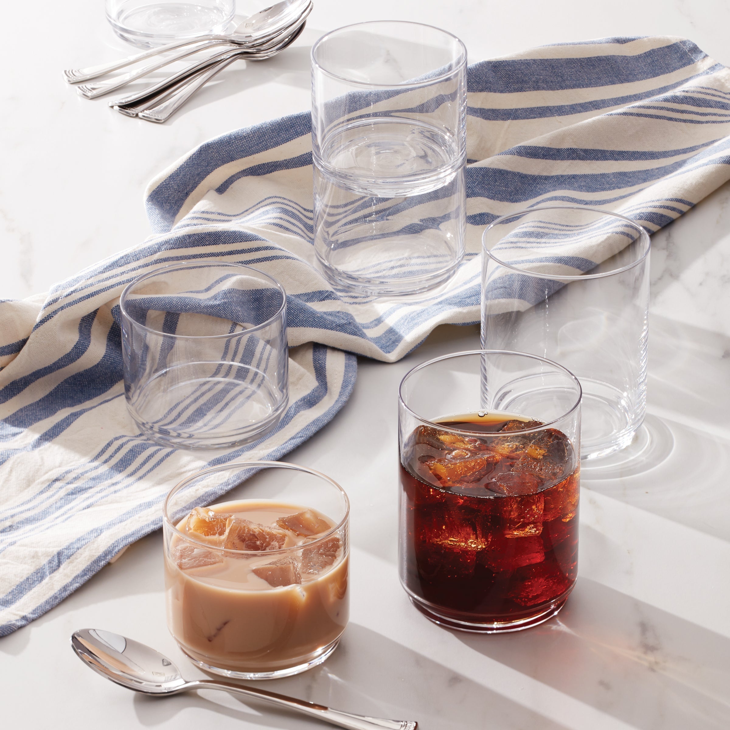 Lenox Westmore Tuscany Classics Stackable Clear Tall Glasses, Set of 6 - Image 4