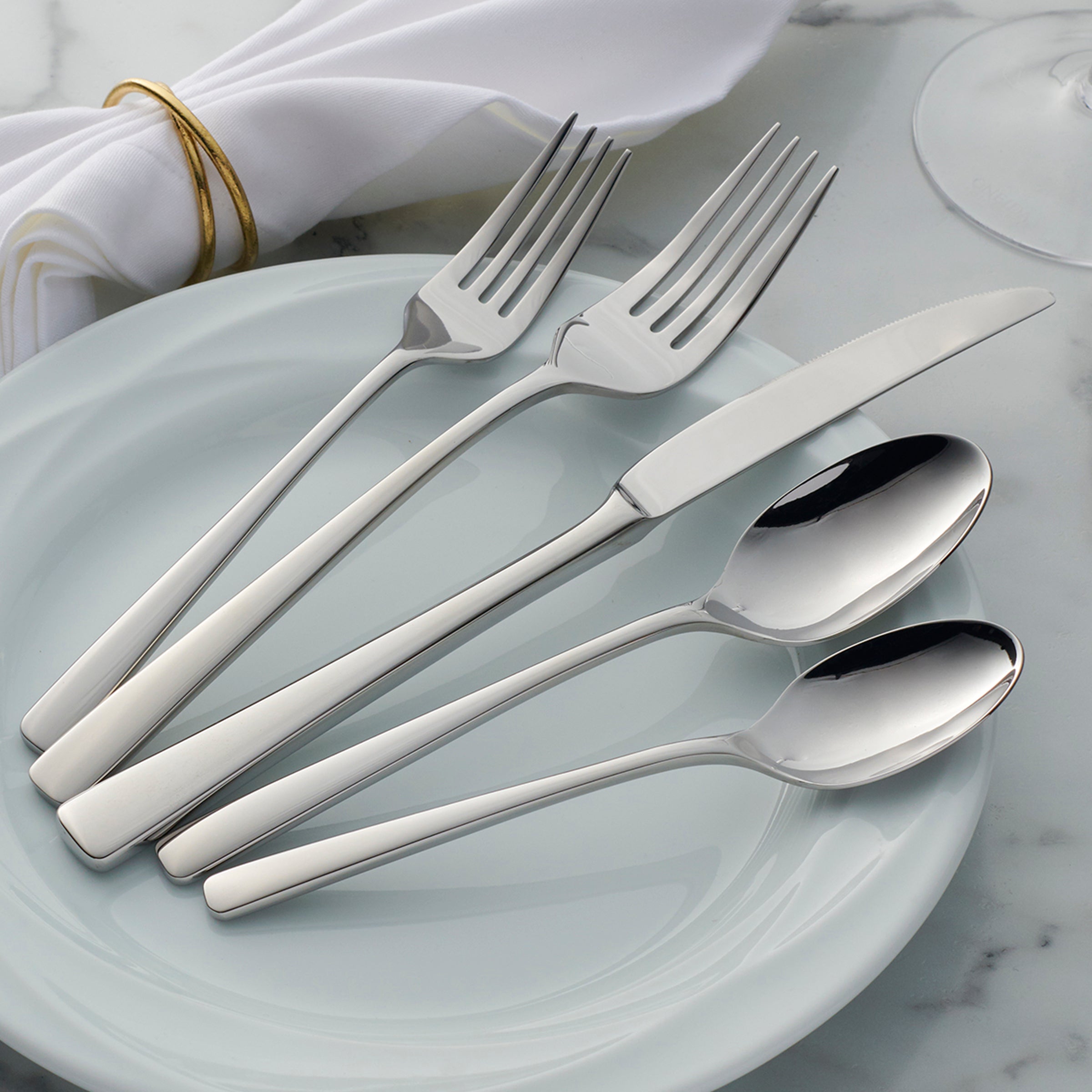 Lenox Westmore Doublet 20-Piece Flatware Set - Image 3