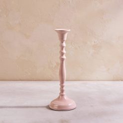 Lenox Westmore Nera Light Rose Medium Candle Holder