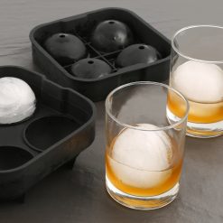 Lenox Westmore Black 4 Sphere Silicone Ice Mold