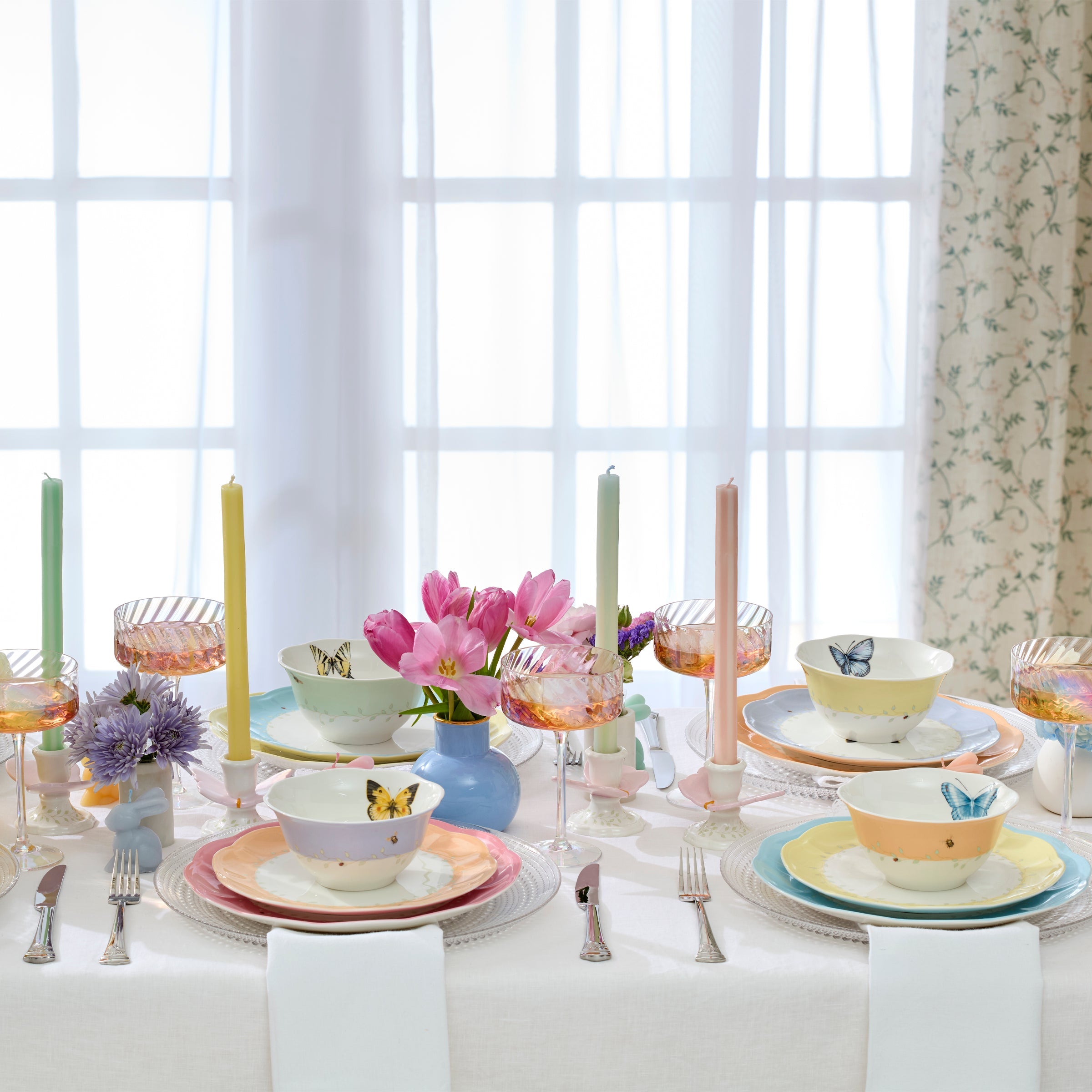 Lenox Westmore Butterfly Meadow Candlestick Holders, Set of 2 - Image 3