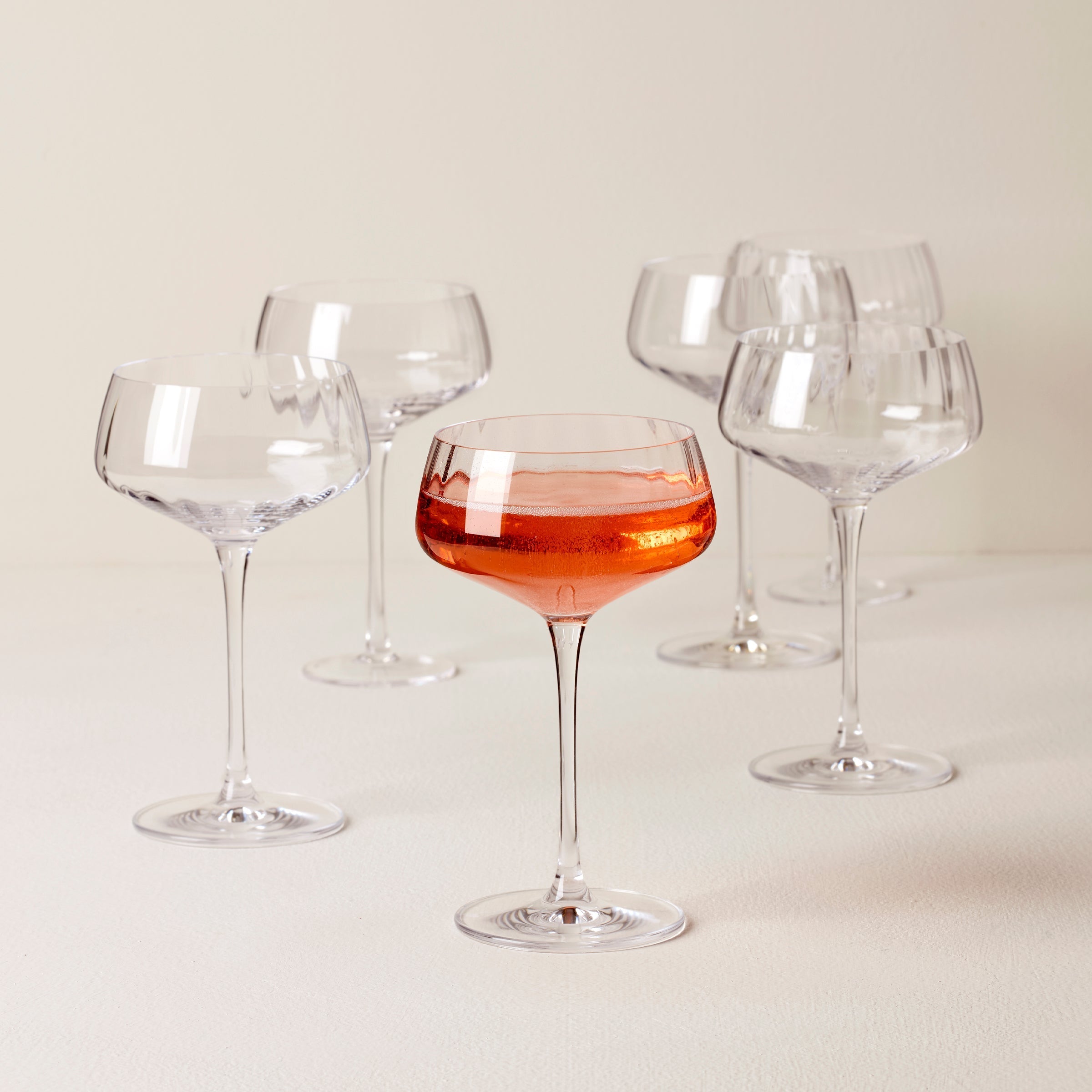 Lenox Westmore Tuscany Classics Angled Optic Coupe Glasses, Set of 6 - Image 2