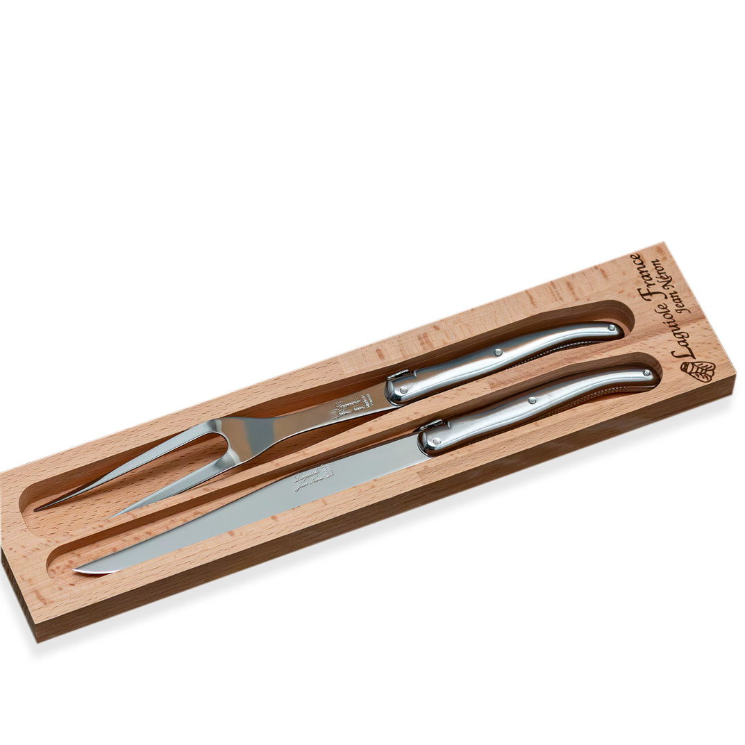 Lenox Westmore Carving Set Platine with Wood Tray