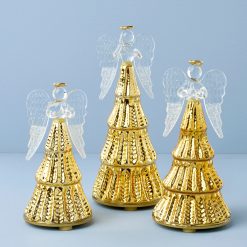 Lenox Westmore Radiant Light Lit Angel Figurines 3-Piece Set