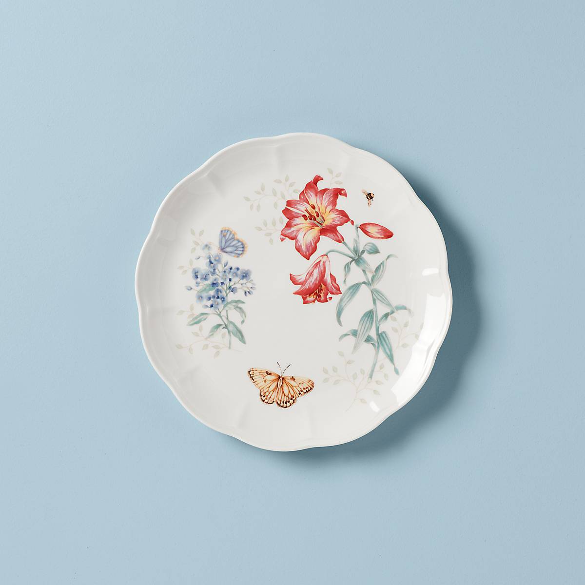 Lenox Westmore Butterfly Meadow Fritillary Dinner Plate