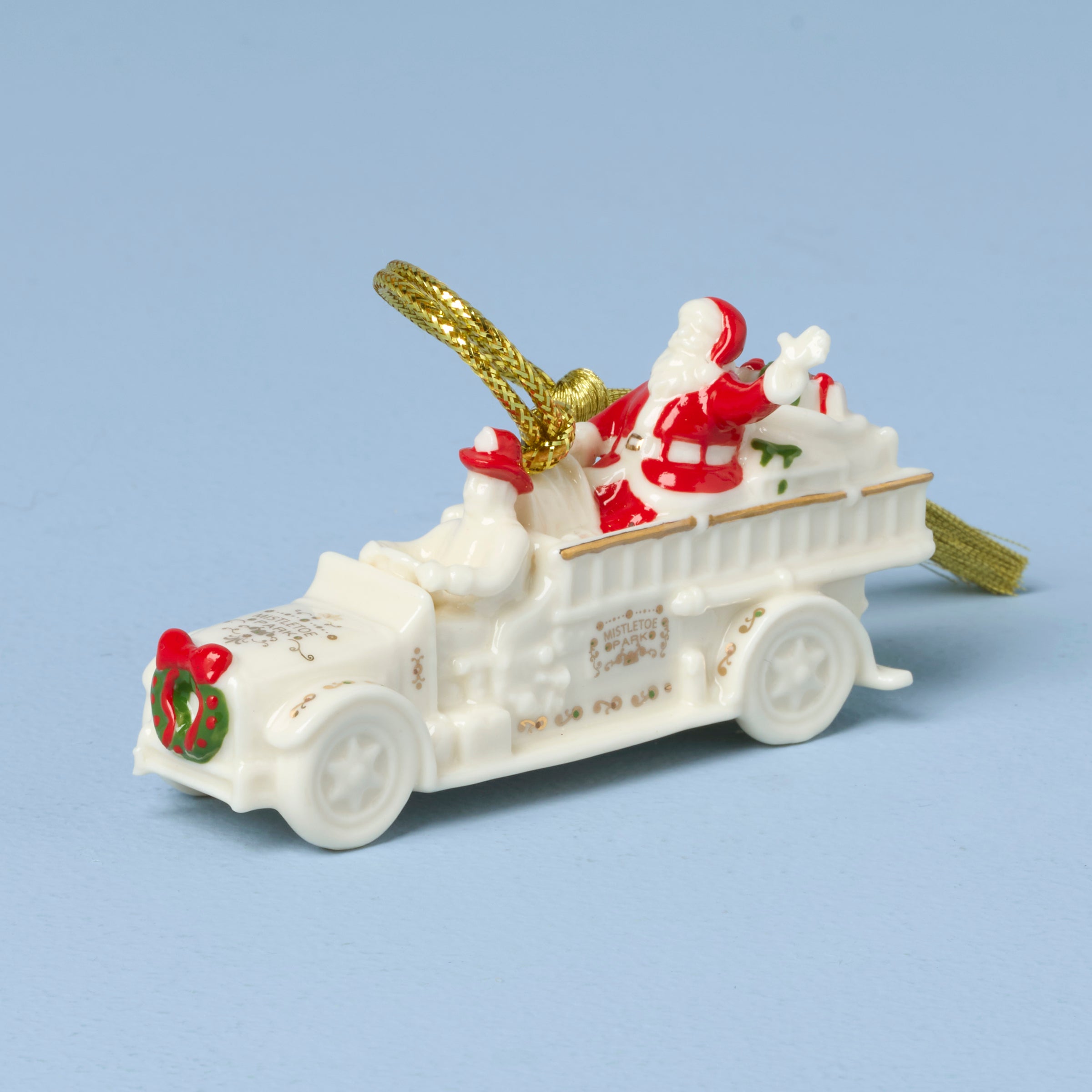 Lenox Westmore Mistletoe Park Fire Truck Ornament - Image 2