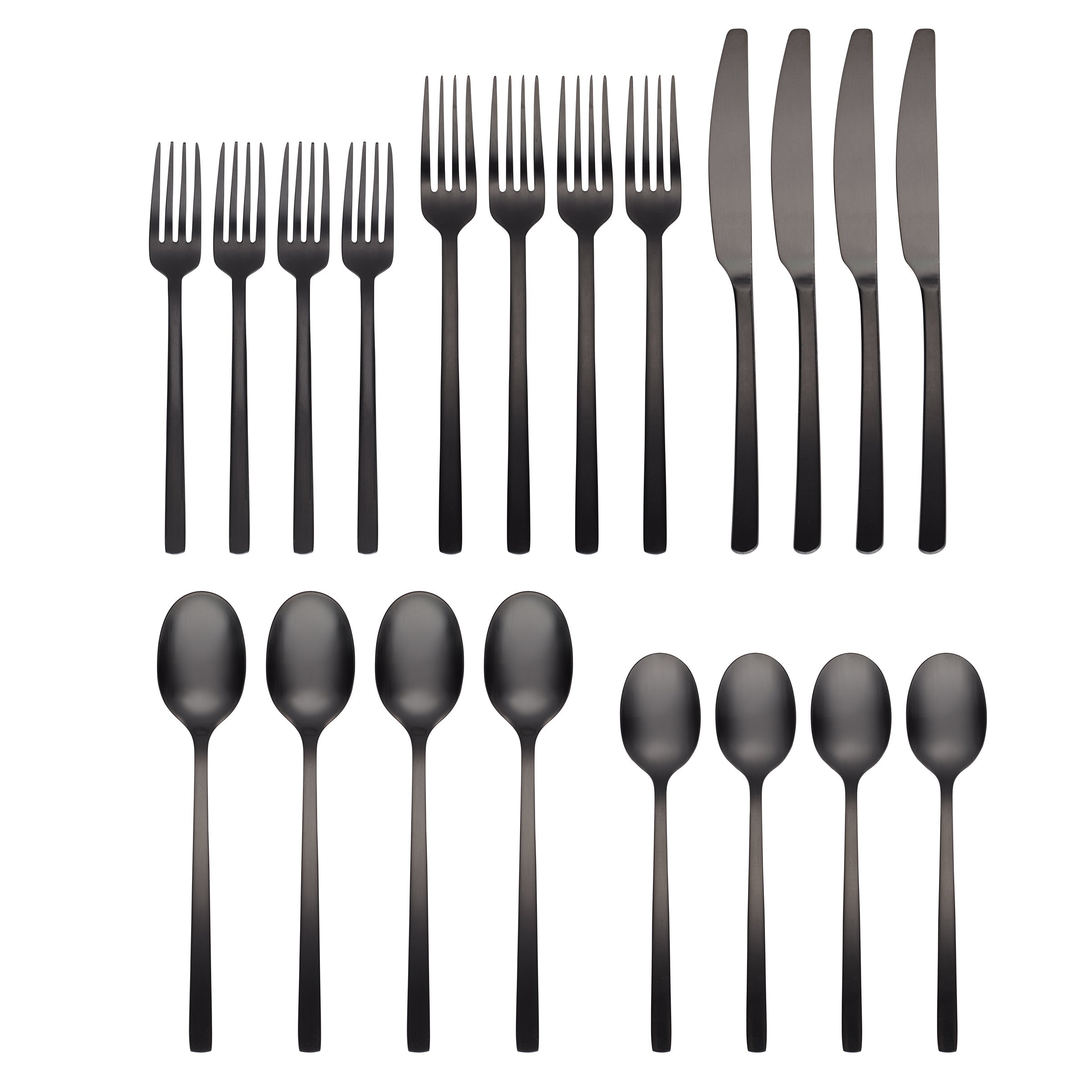 Lenox Westmore Beacon Black Satin 20-Piece Flatware Set - Image 2