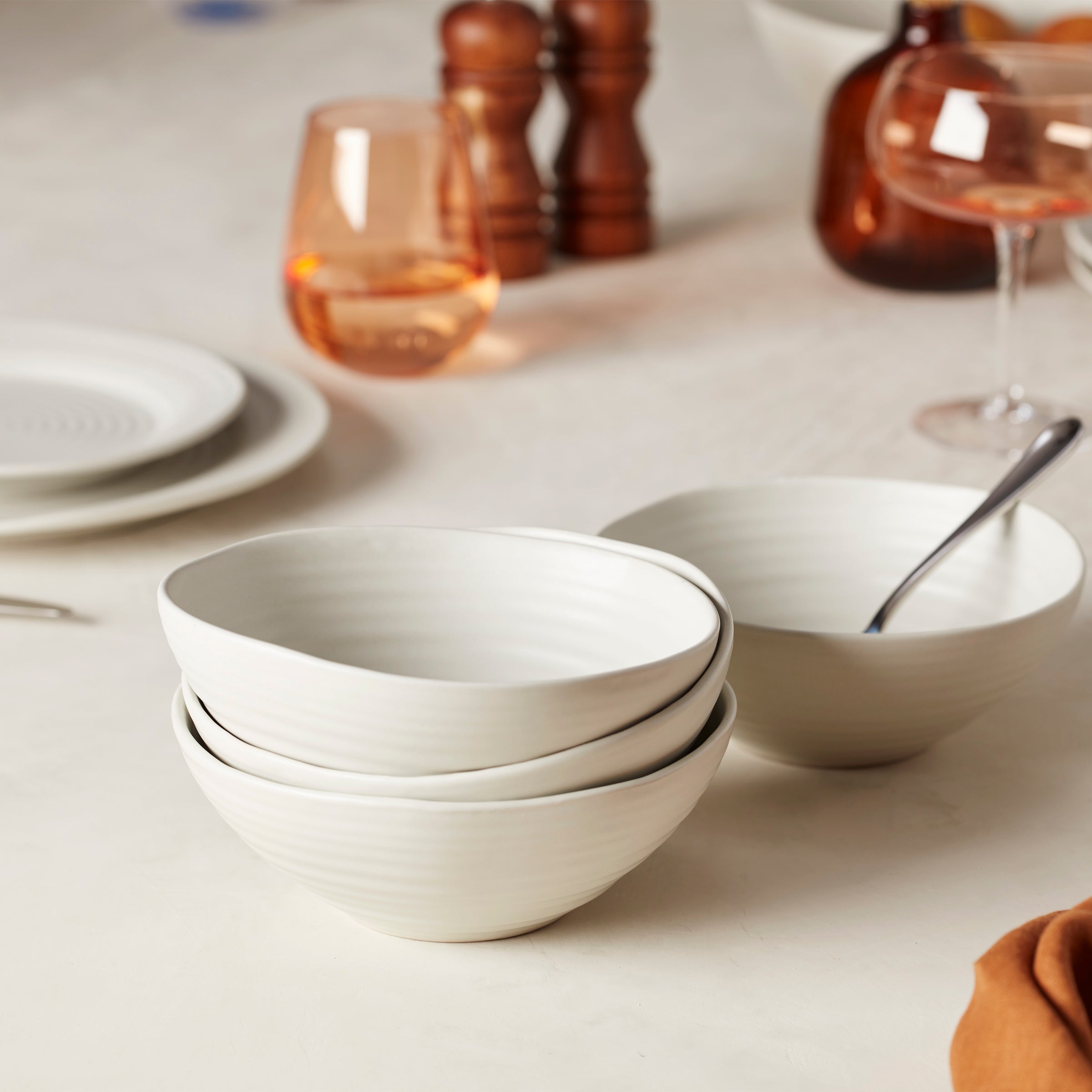Lenox Westmore Ridge White 12-Piece Dinnerware Set - Image 15