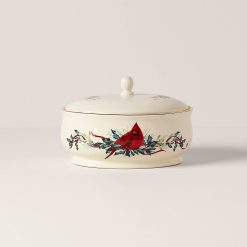 Lenox Westmore Winter Greetings Covered Dish