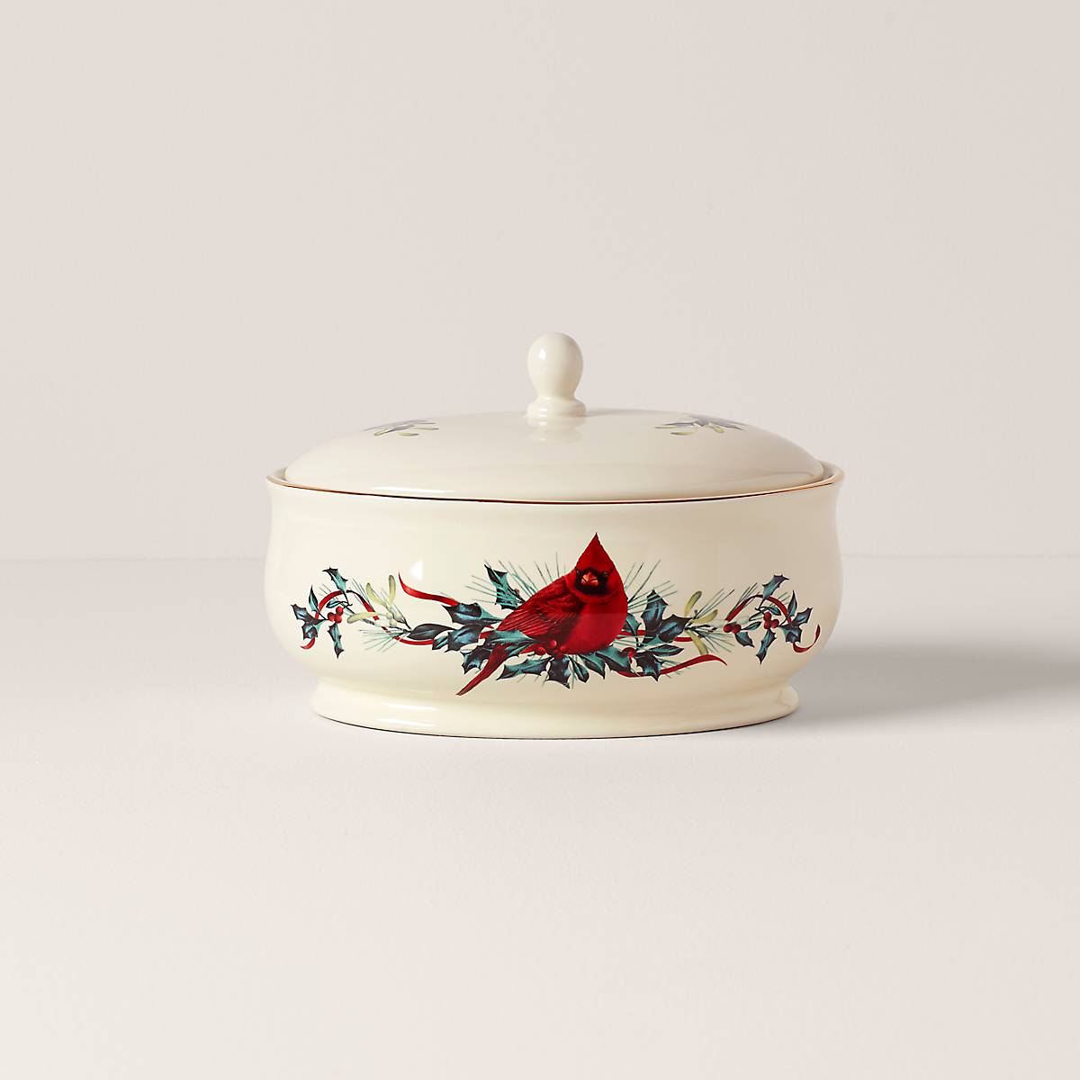 Lenox Westmore Winter Greetings Covered Dish