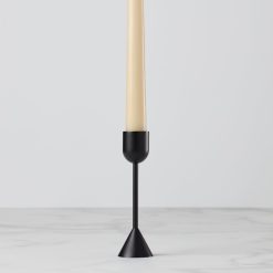 Alternative view of Lenox Westmore Onyx Brass Tall Taper Candle Holder