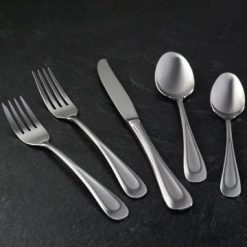 Alternative view of Lenox Westmore Satin Sand Dune Dinner Forks, Set of 4