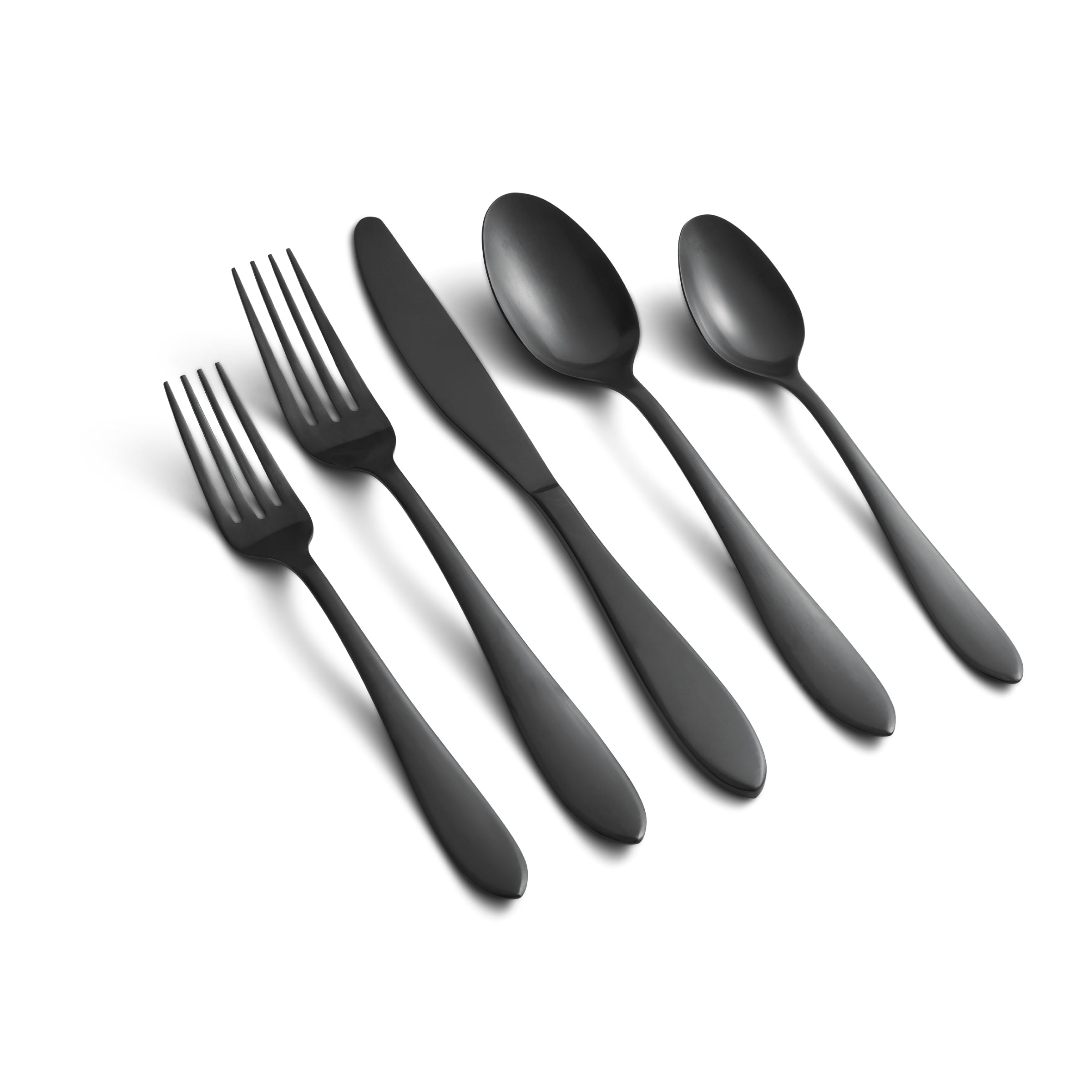 Lenox Westmore Delia Black Satin 20-Piece Flatware Set